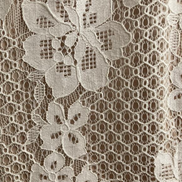 Eliza J Women's Ivory Lace Sheath Size 20W Summer Cocktail Party Fairy Ethereal - Picture 11 of 11